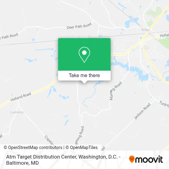 Atm Target Distribution Center map