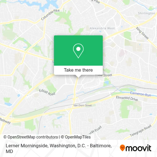 Lerner Morningside map