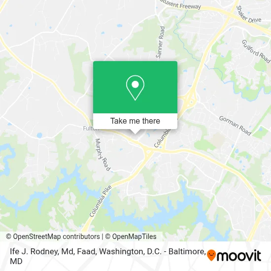 Ife J. Rodney, Md, Faad map