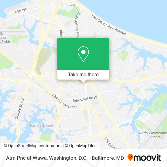 Atm Pnc at Wawa map