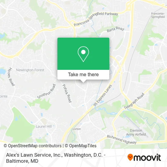 Alex's Lawn Service, Inc. map