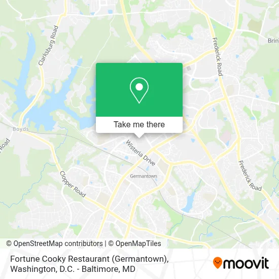 Fortune Cooky Restaurant (Germantown) map