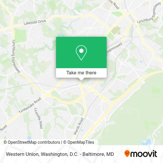 Western Union map