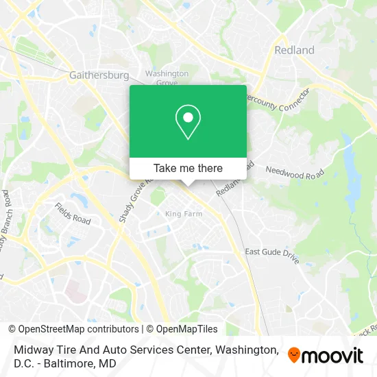 Midway Tire And Auto Services Center map