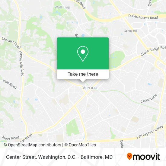 Center Street map
