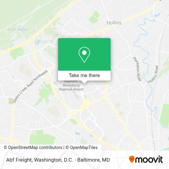 Abf Freight map