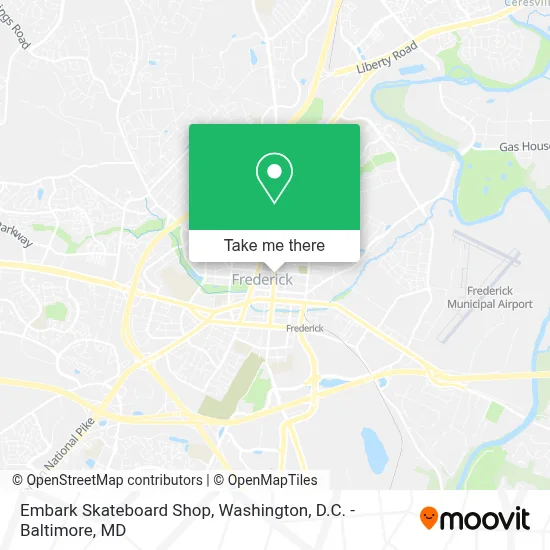 Embark Skateboard Shop map