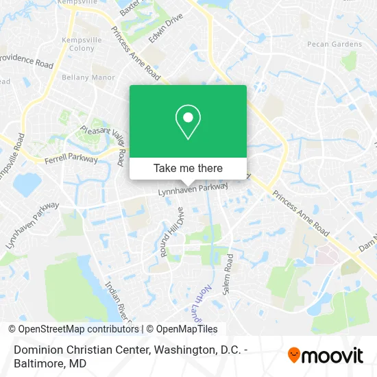 Dominion Christian Center map