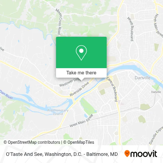 O'Taste And See map