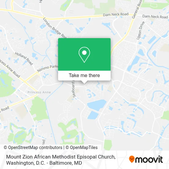Mount Zion African Methodist Episopal Church map