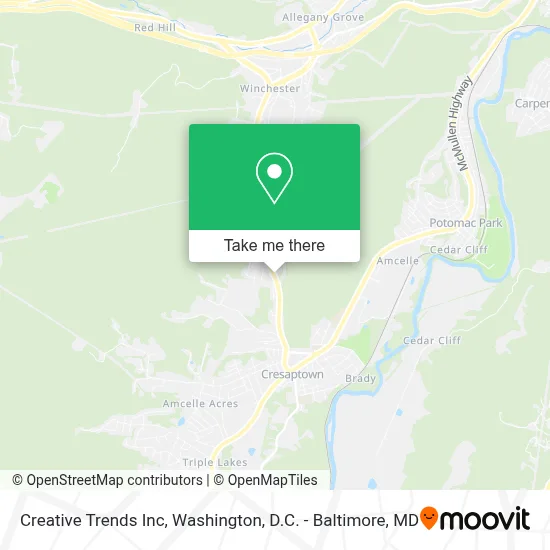 Creative Trends Inc map