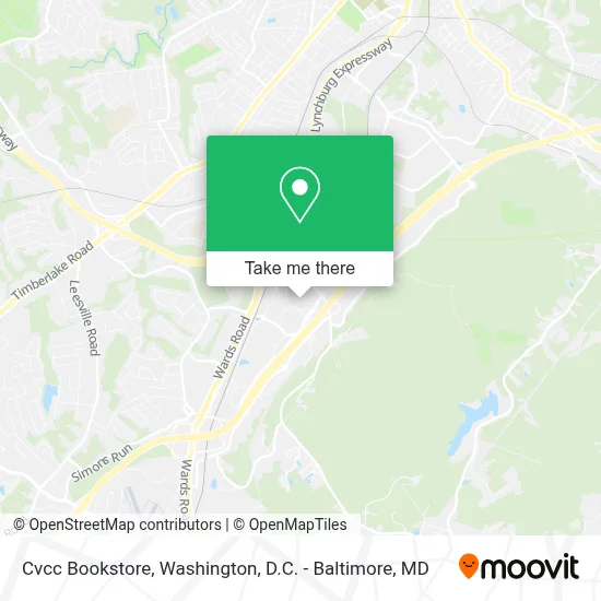Cvcc Bookstore map