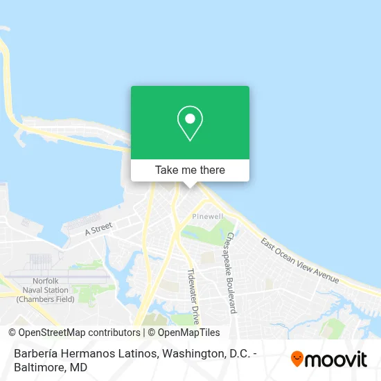 Barbería Hermanos Latinos map