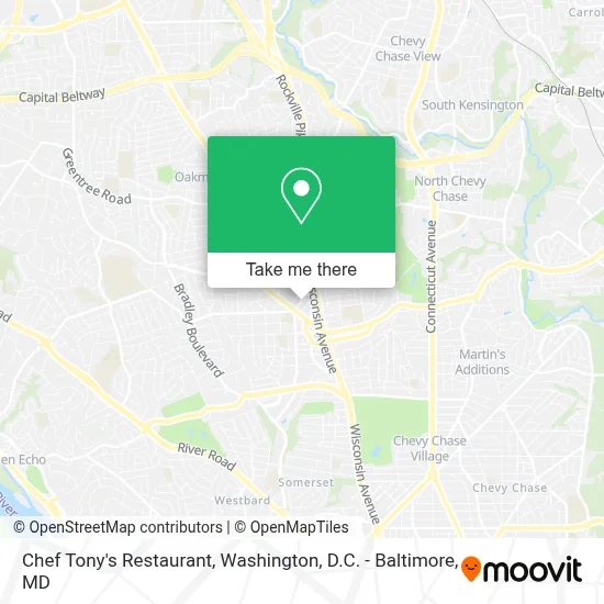 Chef Tony's Restaurant map