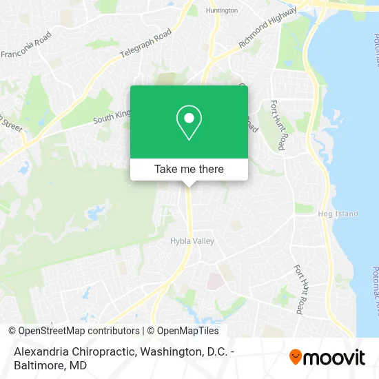 Alexandria Chiropractic map