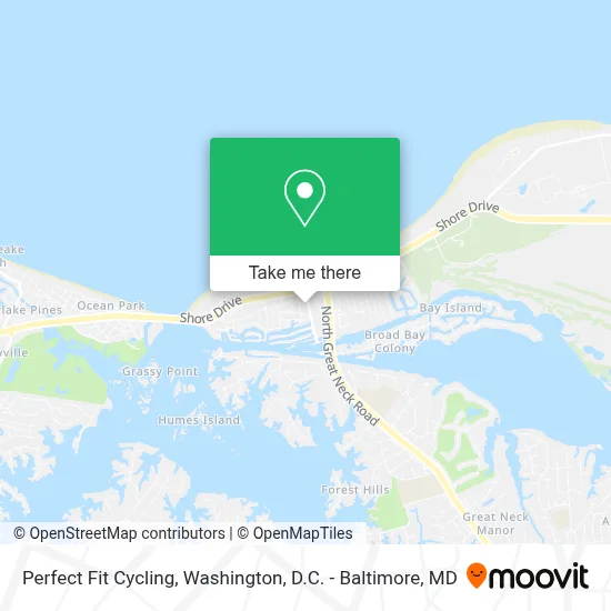 Perfect Fit Cycling map