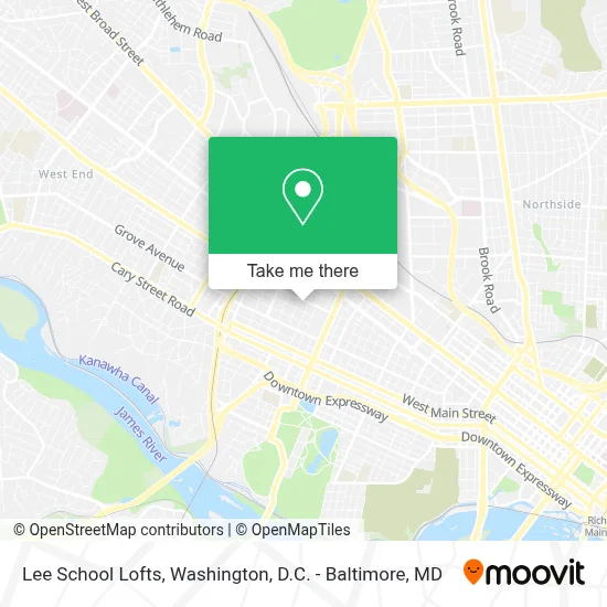 Lee School Lofts map