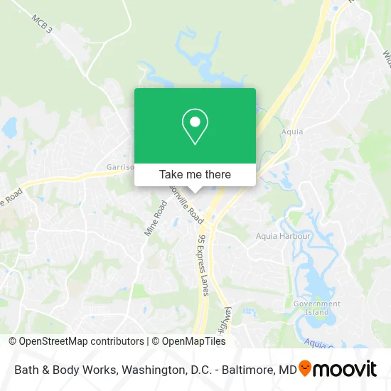 Bath & Body Works map