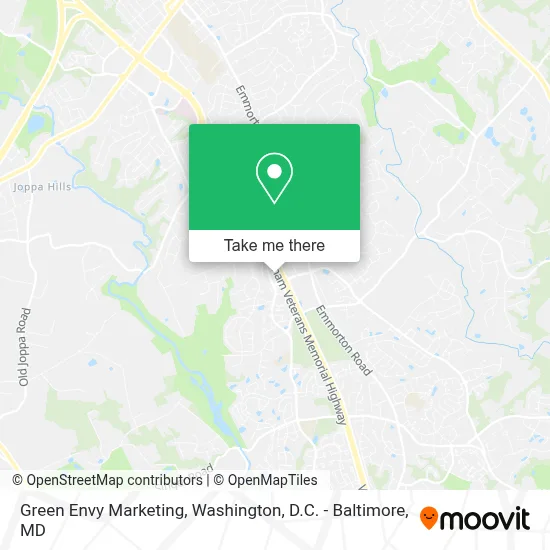 Green Envy Marketing map