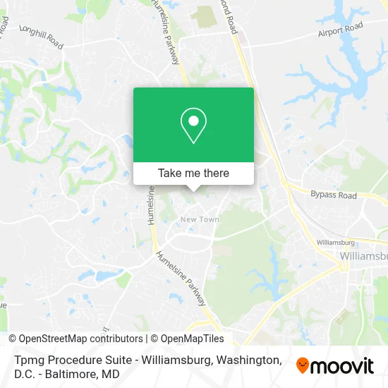 Tpmg Procedure Suite - Williamsburg map