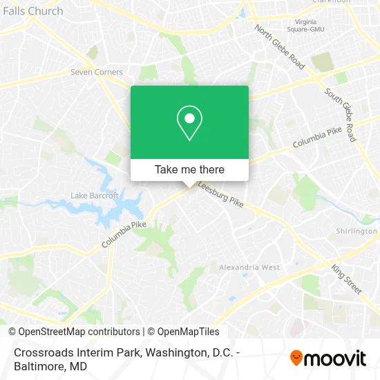 Crossroads Interim Park map