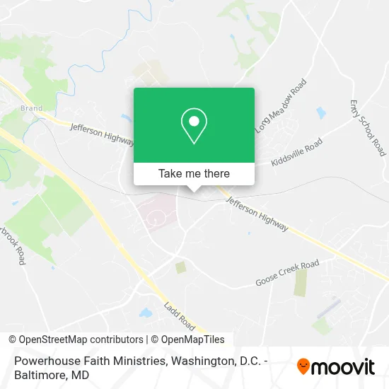 Powerhouse Faith Ministries map
