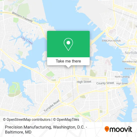 Precision Manufacturing map