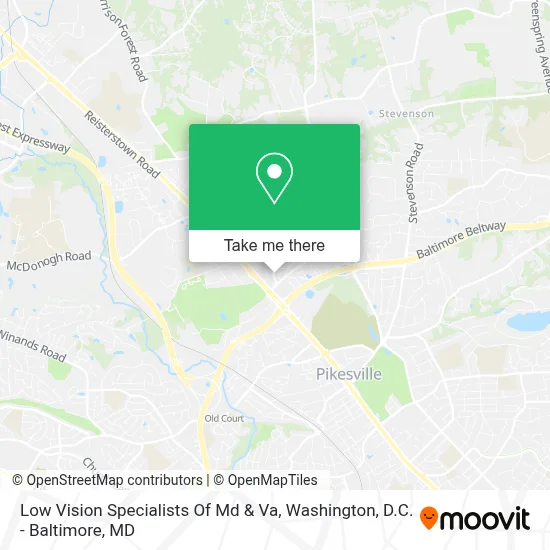 Low Vision Specialists Of Md & Va map