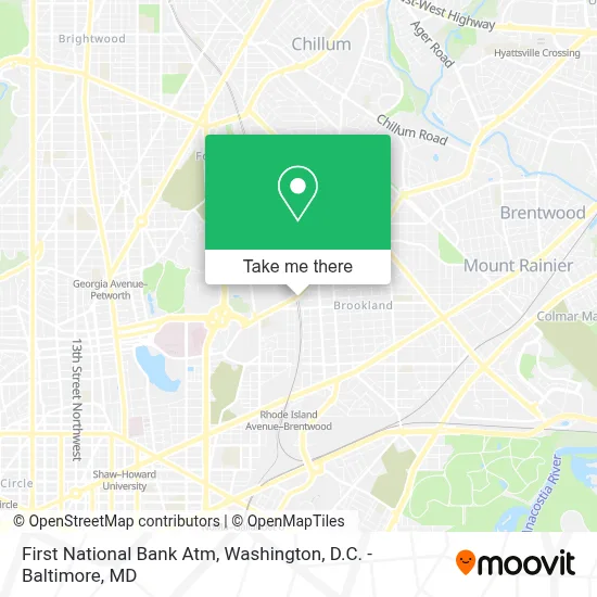 First National Bank Atm map