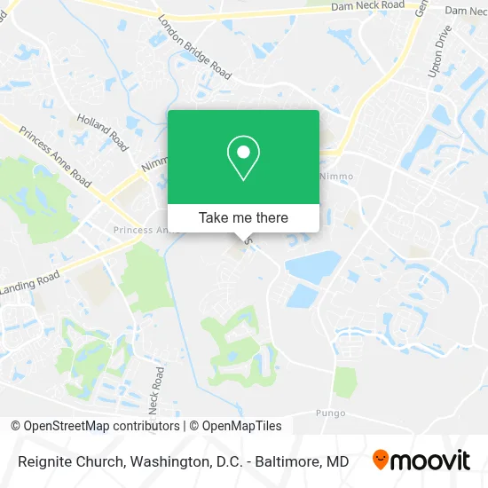 Reignite Church map