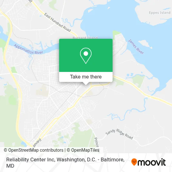 Reliability Center Inc map