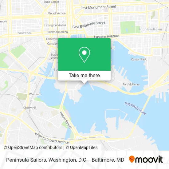 Peninsula Sailors map