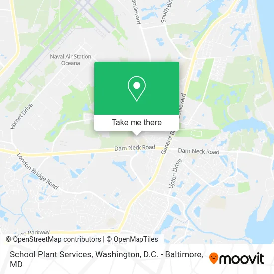 School Plant Services map