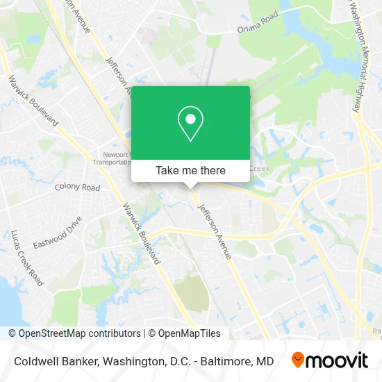 Coldwell Banker map