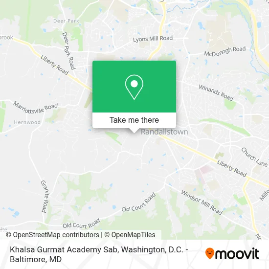 Khalsa Gurmat Academy Sab map