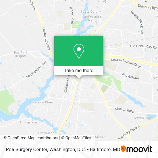 Poa Surgery Center map