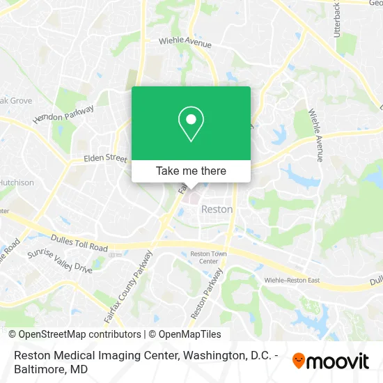 Reston Medical Imaging Center map