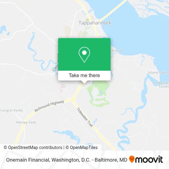 Onemain Financial map