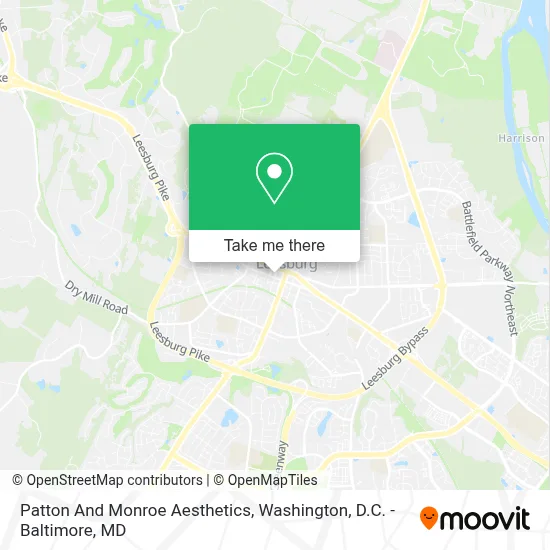 Patton And Monroe Aesthetics map