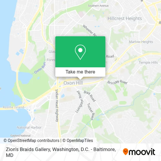 Zion's Braids Gallery map