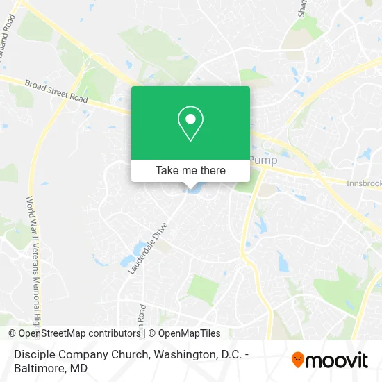 Disciple Company Church map