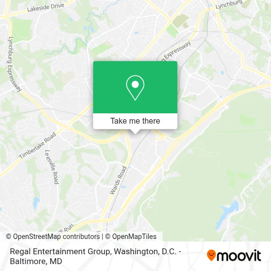 Regal Entertainment Group map