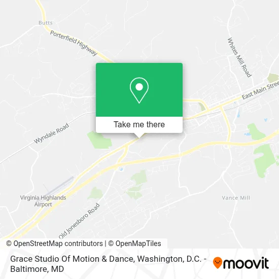 Grace Studio Of Motion & Dance map