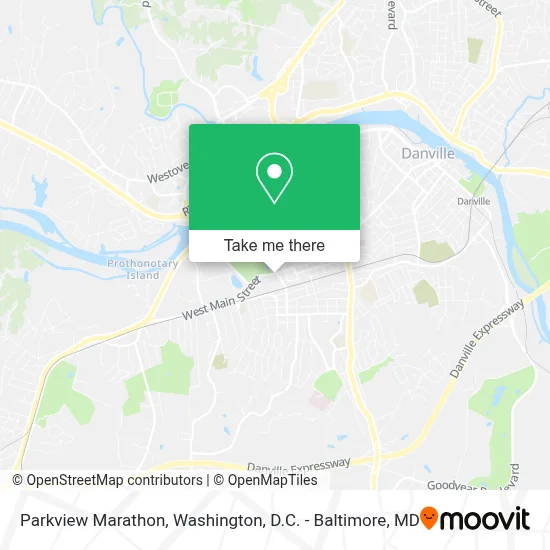 Parkview Marathon map