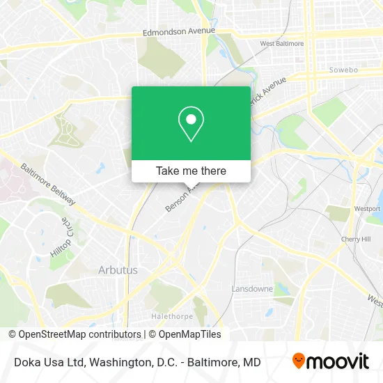 Doka Usa Ltd map