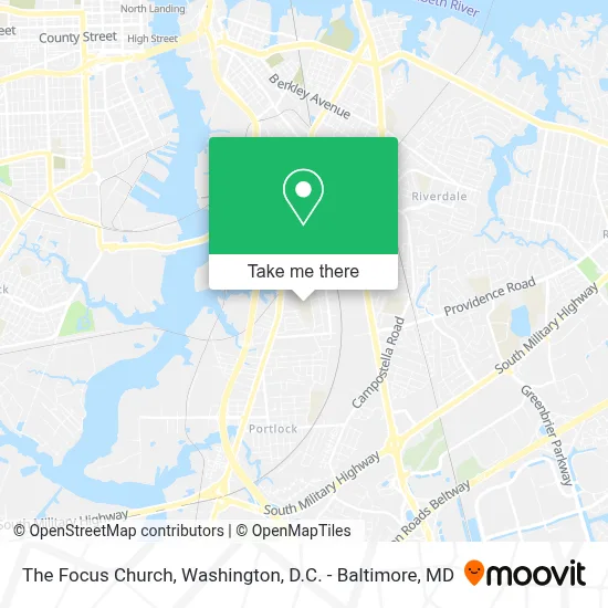 The Focus Church map