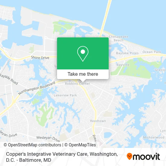 Copper's Integrative Veterinary Care map