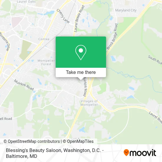 Blessing's Beauty Saloon map