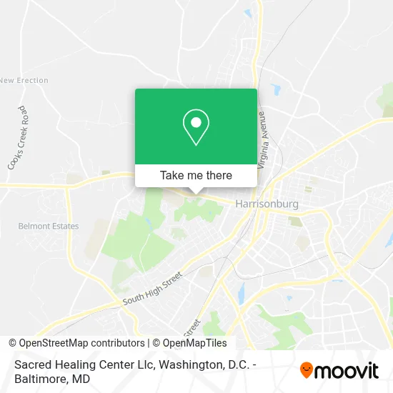 Sacred Healing Center Llc map