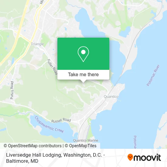Liversedge Hall Lodging map